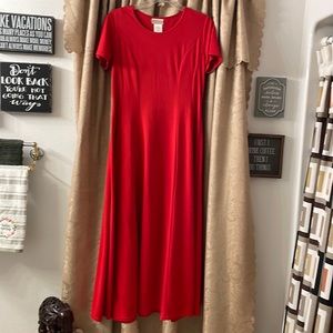 Cold Water Creek Red Dress